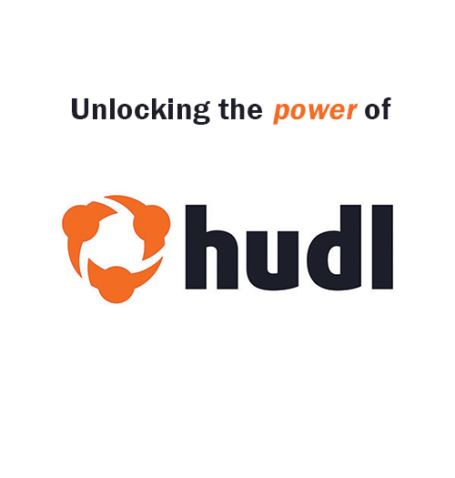 graphical image featuring the HUDL logo